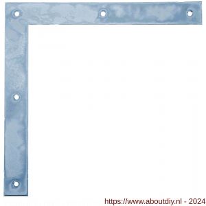 GAH Alberts deurhoek blauw verzinkt 200x200x30 mm - A51501973 - afbeelding 2