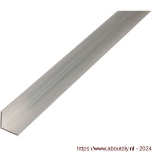 GAH Alberts hoekprofiel aluminium zilver 15x15x1,0 mm 2,6 m - A51501071 - afbeelding 1