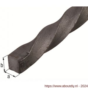 GAH Alberts vierkante stang gedraaid staal warmgewalst 8x8 mm 2 m - A51501469 - afbeelding 2