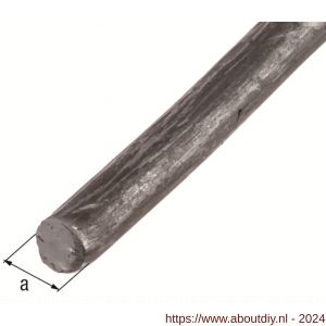 GAH Alberts ronde stang staal ruw warmgewalst 6 mm 1 m - A51501292 - afbeelding 2
