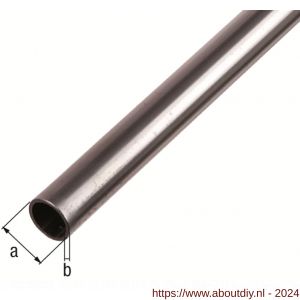 GAH Alberts ronde buis staal glad koudgewalst 12x1,0 mm 1 m - A51500847 - afbeelding 2