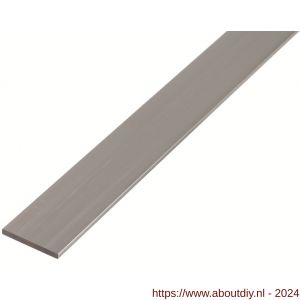 GAH Alberts platte stang aluminium blank 60x3 mm 2 m - A51501176 - afbeelding 1