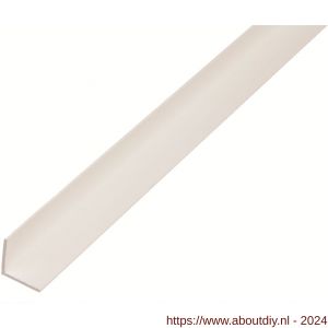 GAH Alberts hoekprofiel PVC wit 30x30x1,1 mm 2,6 m - A51500920 - afbeelding 1