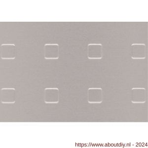 GAH Alberts structuurplaat vierkant relief aluminium zilver 200x1000x1 mm - A51501712 - afbeelding 1