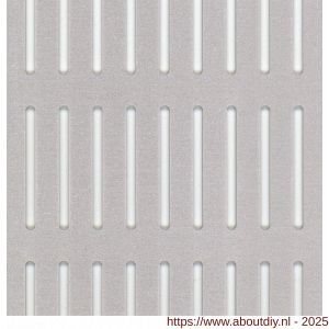 GAH Alberts geperforeerde plaat spleet aluminium zilver 200x1000x0,8 mm - A51501682 - afbeelding 2