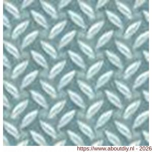 GAH Alberts structuurplaat aluminium blank 200x500x1,5 mm - A51501718 - afbeelding 2