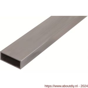 GAH Alberts rechthoekige buis aluminium blank 50x20x2 mm 2,6 m - A51500858 - afbeelding 1