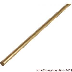 GAH Alberts ronde stang messing 4 mm 1 m - A51501284 - afbeelding 1
