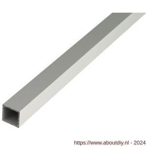 GAH Alberts vierkante buis aluminium zilver 40x40x2 mm 2 m - A51500872 - afbeelding 1