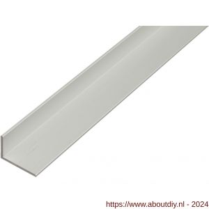 GAH Alberts hoekprofiel aluminium zilver 30x15x2 mm 1 m - A51501081 - afbeelding 1