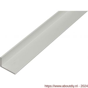 GAH Alberts hoekprofiel aluminium zilver 60x25x2 mm 2 m - A51501096 - afbeelding 1