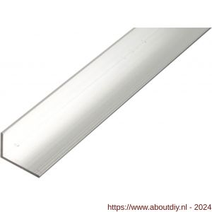 GAH Alberts hoekprofiel aluminium blank 30x20x2 mm 2 m - A51500970 - afbeelding 1