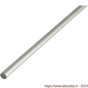 GAH Alberts ronde stang aluminium zilver 5 mm 1 m - A51501274 - afbeelding 1
