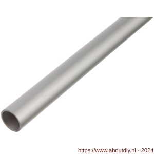 GAH Alberts ronde buis aluminium zilver 6x1 mm 1 m - A51500798 - afbeelding 1