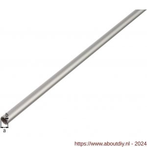 GAH Alberts ronde buis aluminium zilver 15x1 mm 2,6 m - A51501847 - afbeelding 1