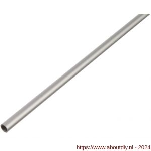 GAH Alberts ronde buis aluminium zilver 20x1 mm 1 m - A51500808 - afbeelding 1