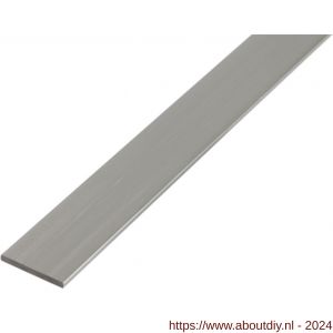 GAH Alberts platte stang aluminium blank 20x2 mm 1 m - A51501162 - afbeelding 1