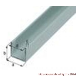 GAH Alberts U-profiel aluminium blank 25x25x25x2,0 mm 1 m - A51501356 - afbeelding 2