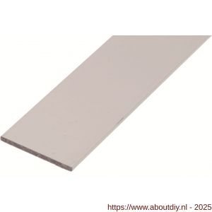 GAH Alberts platte stang aluminium wit 30x2 mm 1 m - A51501194 - afbeelding 2