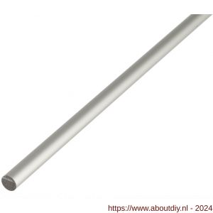 GAH Alberts ronde stang aluminium zilver 6 mm 2 m - A51501277 - afbeelding 1