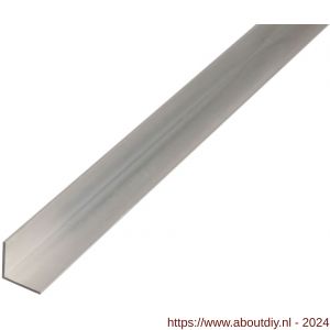 GAH Alberts hoekprofiel aluminium zilver 10x10x1 mm 2 m - A51501063 - afbeelding 1