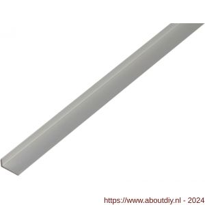 GAH Alberts kantbeschermingsprofiel aluminium zilver 19x8 mm 2 m - A51501611 - afbeelding 1