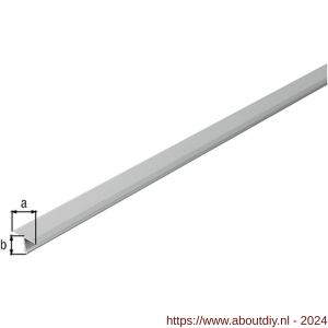 GAH Alberts T-afdek profiel aluminium zilver geeloxeerd 25x9 mm 2,6 m - A51501881 - afbeelding 1
