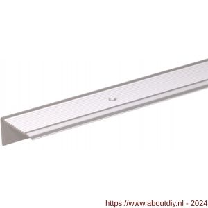 GAH Alberts trapbeschermingslijst aluminium zilver geeloxeerd 21x21x1,8 mm 1 m - A51501503 - afbeelding 1