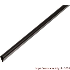 GAH Alberts klemprofiel PVC zwart 15x0,9 mm 1 m - A51501615 - afbeelding 1
