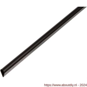 GAH Alberts klemprofiel PVC zwart 15x0,9 mm 2 m - A51501616 - afbeelding 1