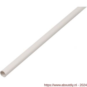 GAH Alberts ronde buis PVC wit 10x1 mm 2 m - A51500828 - afbeelding 1