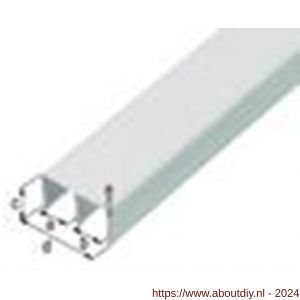 GAH Alberts geleiding railprofiel boven PVC wit 6,5 mm 1 m - A51501777 - afbeelding 2