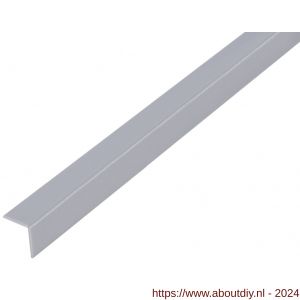 GAH Alberts hoekprofiel PVC grijs 10x10x1 mm 1 m - A51500949 - afbeelding 1