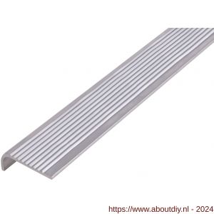 GAH Alberts trapbeschermingslijst aluminium blank 25x6x2 mm 1 m - A51501517 - afbeelding 1