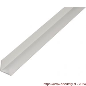 GAH Alberts hoekprofiel aluminium wit 30x30x2 mm 2,6 m - A51500755 - afbeelding 1