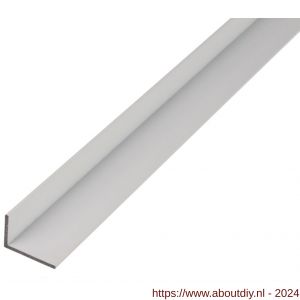 GAH Alberts hoekprofiel aluminium wit 20x10x1,5 mm 2,6 m - A51501010 - afbeelding 1