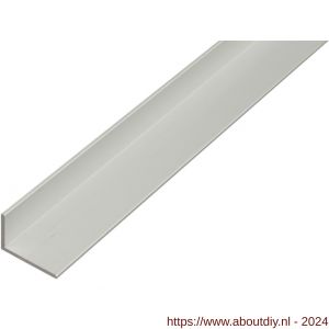 GAH Alberts hoekprofiel aluminium zilver 40x20x2 mm 2,6 m - A51501012 - afbeelding 1