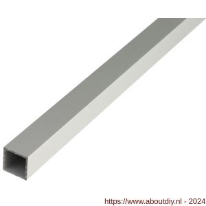 GAH Alberts vierkante buis aluminium zilver 20x20x1,5 mm 2,6 m - A51500876 - afbeelding 1