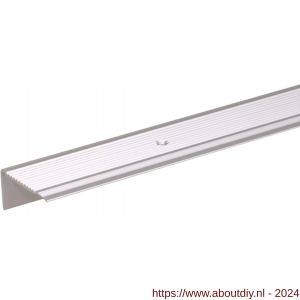 GAH Alberts trapbeschermingslijst aluminium zilver geeloxeerd 45x23x2,7 mm 2 m - A51501535 - afbeelding 1