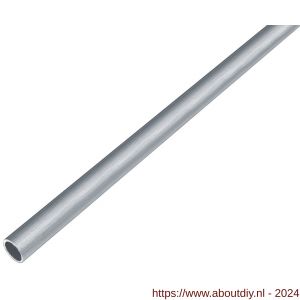 GAH Alberts ronde buis aluminium RVS optiek licht 10x1 mm 1 m - A51500819 - afbeelding 1