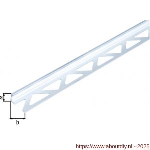 GAH Alberts afsluitprofiel tegels aluminium zilver geeloxeerd 10 mm 2,5 m - A51500651 - afbeelding 2