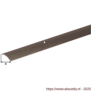 GAH Alberts overgangsprofiel aluminium brons geeloxeerd 30 mm 0,9 m - A51501581 - afbeelding 2