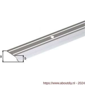GAH Alberts compensatie egalisatieprofiel aluminium zilver geeloxeerd 30 mm 1 m - A51501550 - afbeelding 2