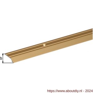 GAH Alberts compensatie egalisatieprofiel aluminium goud geeloxeerd 30 mm 1 m - A51501551 - afbeelding 2