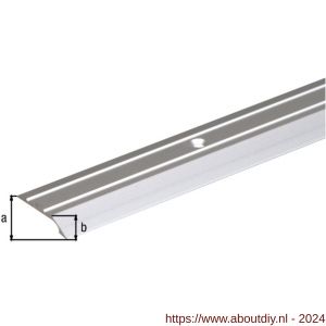GAH Alberts compensatie egalisatieprofiel aluminium zilver geeloxeerd 30 mm 2 m - A51501552 - afbeelding 2