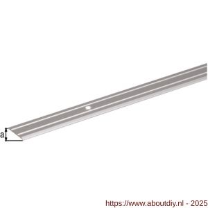 GAH Alberts overgangsprofiel aluminium zilver verzonken schroefgat 25 mm 0,9 m - A51501596 - afbeelding 2