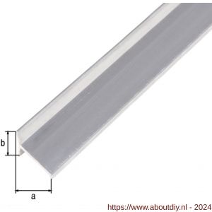 GAH Alberts lekdorpel aluminium blank 34x17 mm 1 m - A51500721 - afbeelding 2