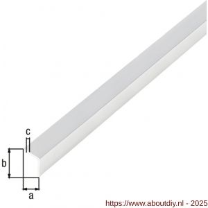 GAH Alberts hoekprofiel zelfklevend aluminium chroom 25x25x1 mm 2 m - A51500765 - afbeelding 2