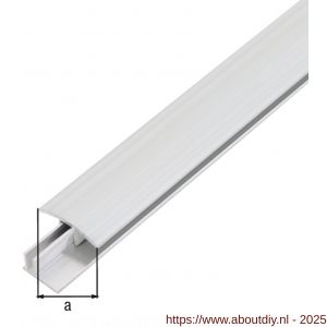 GAH Alberts overgangsprofiel Duo aluminium zilver geeloxeerd 34 mm 1 m SB - A51501574 - afbeelding 2