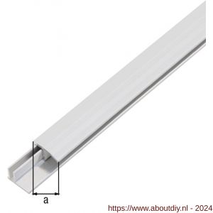 GAH Alberts afsluitprofiel Duo aluminium zilver geeloxeerd 22 mm 1 m SB - A51500655 - afbeelding 2